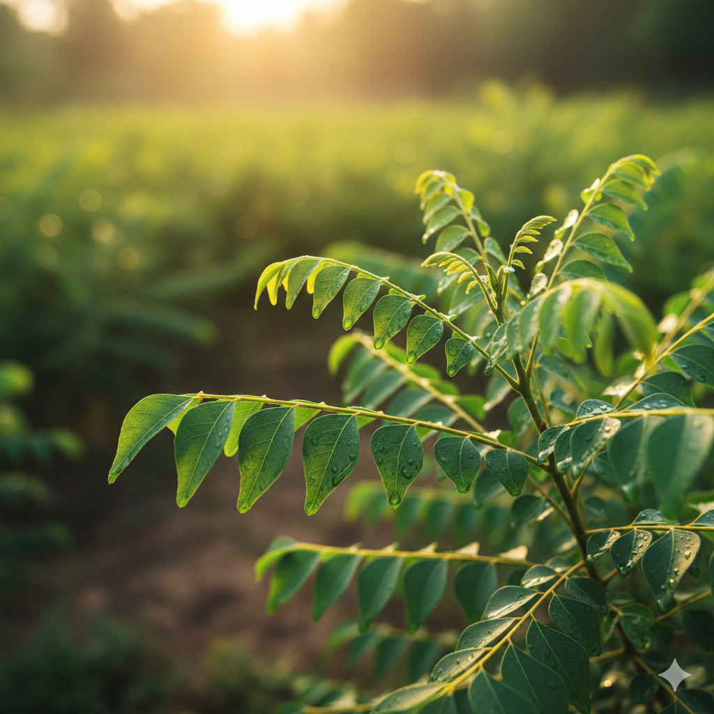Green Fire in a Bottle: The Bold Botanical Spirit of Organic Curry Leaf Essential Oil