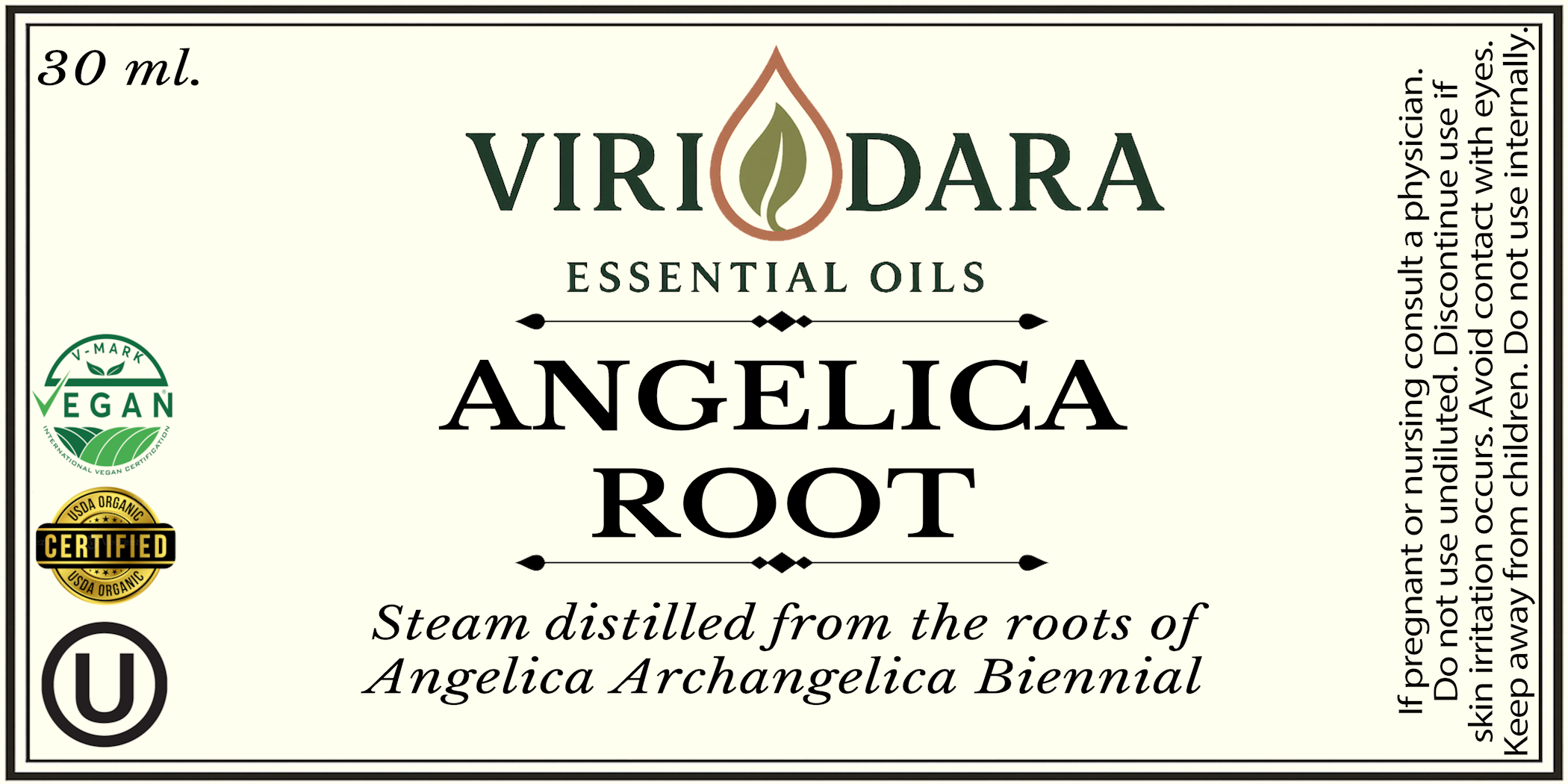 Organic Angelica Root Essential Oil