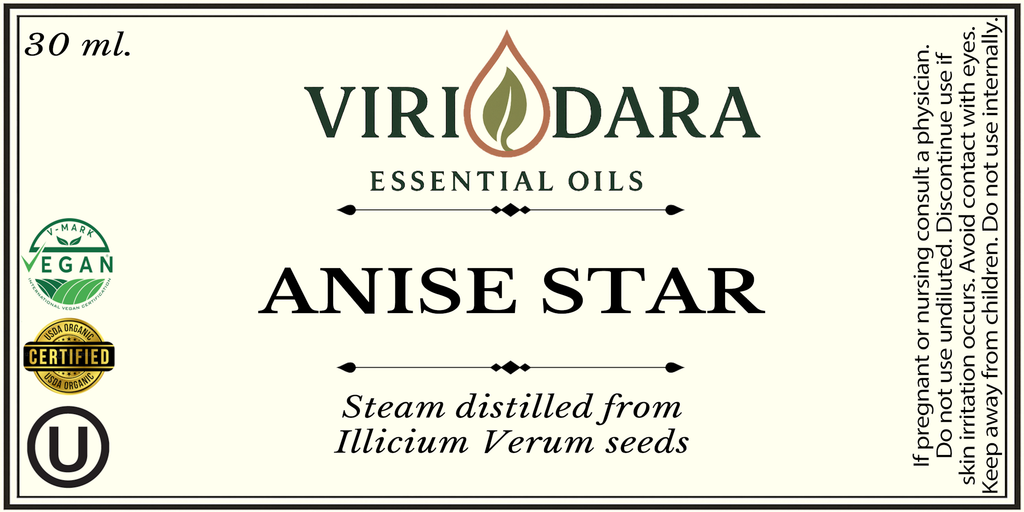 Organic Anise Star Essential Oil