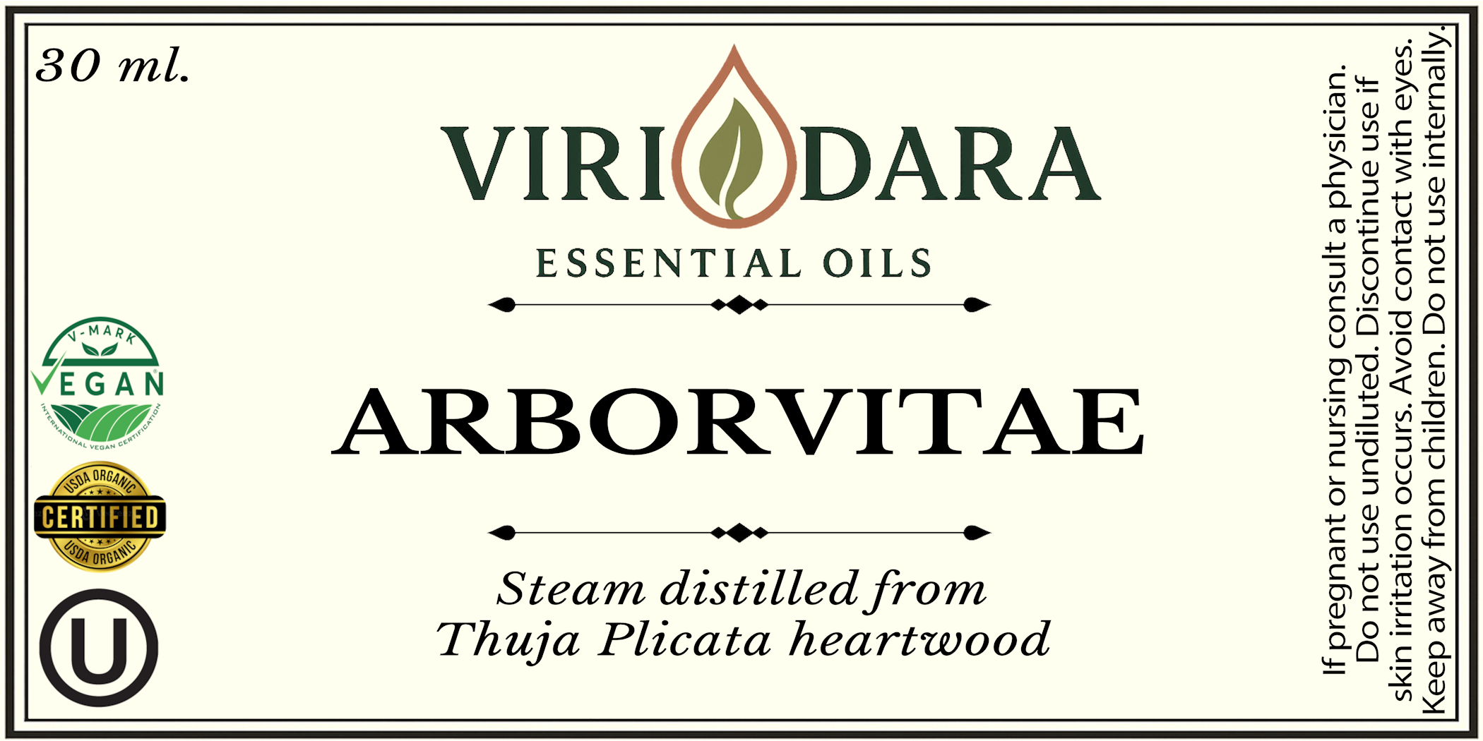 Organic Arborvitae Essential Oil