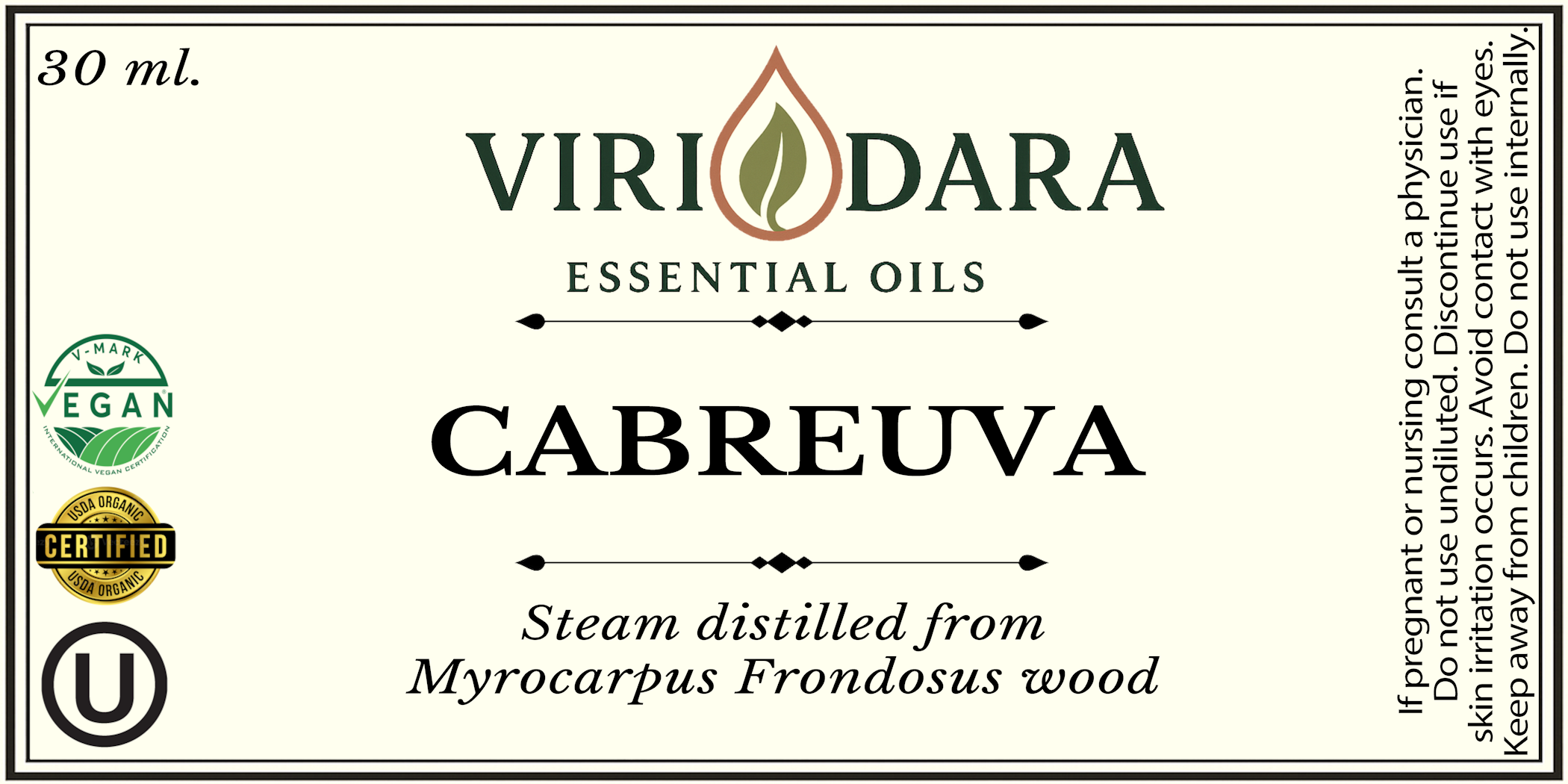 Organic Cabreuva  Essential Oil