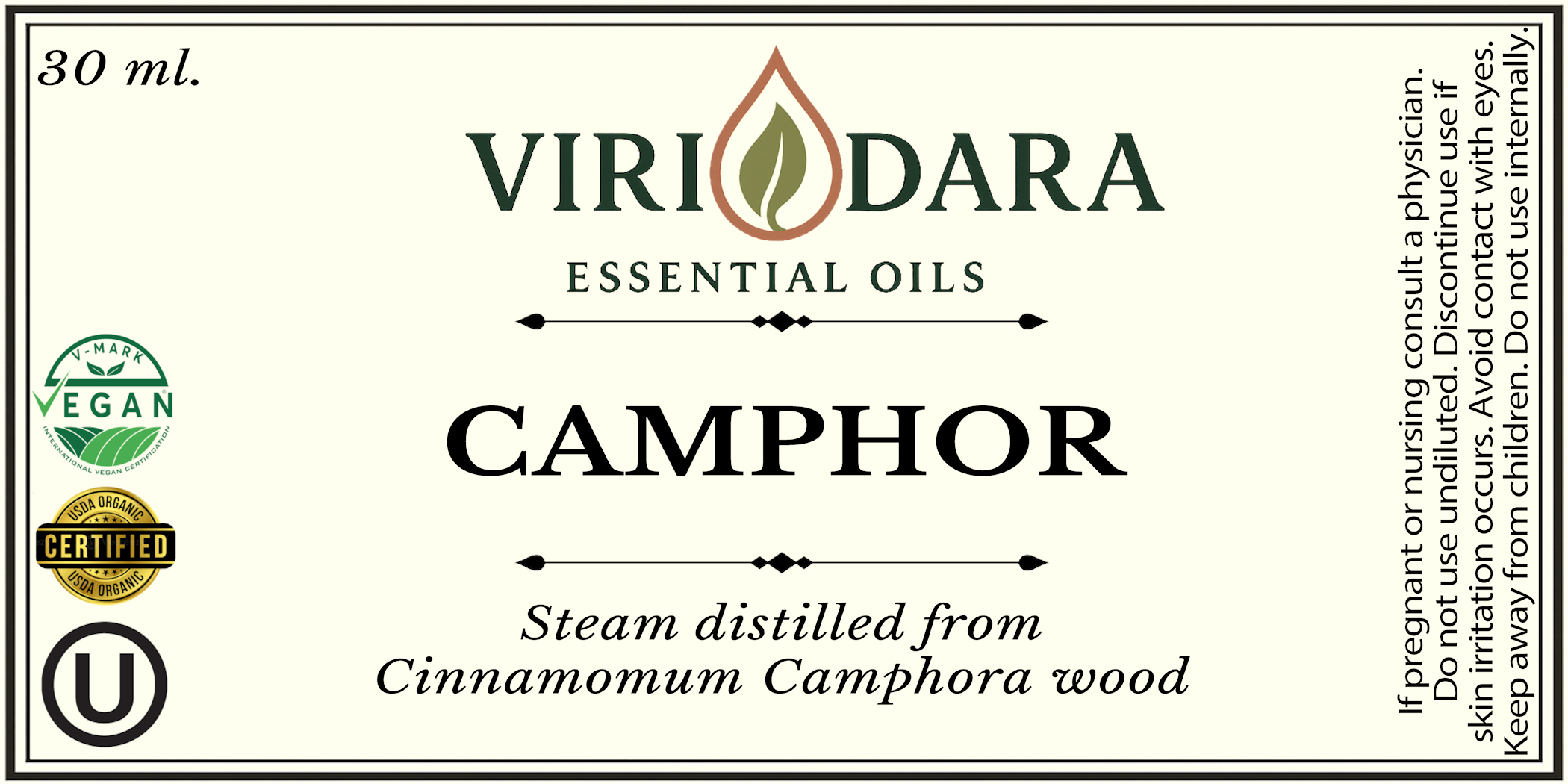 Organic Camphor Essential Oil