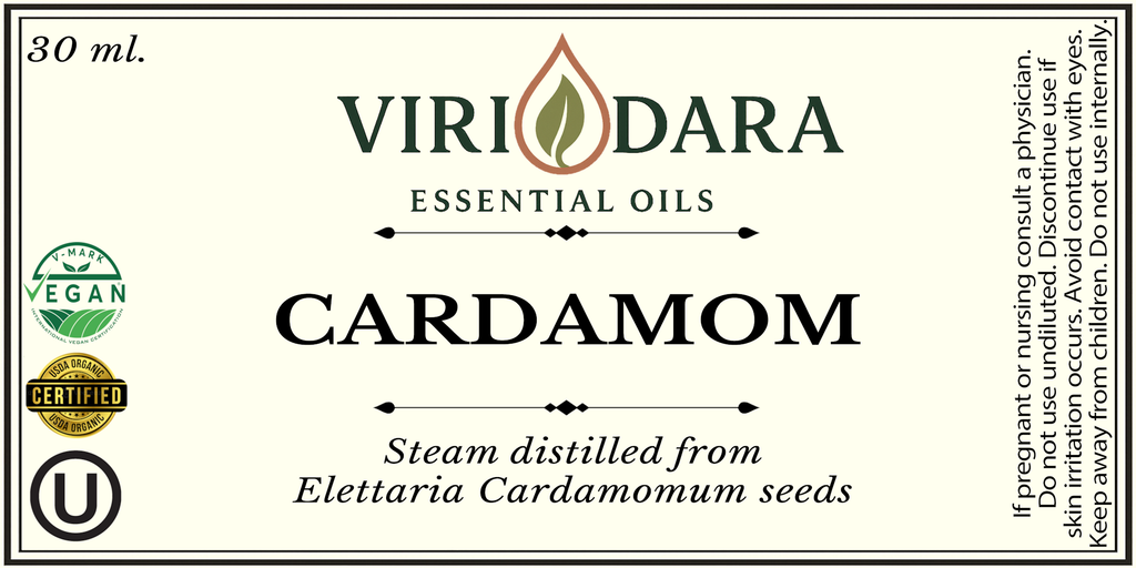 Organic Cardamom Essential Oil