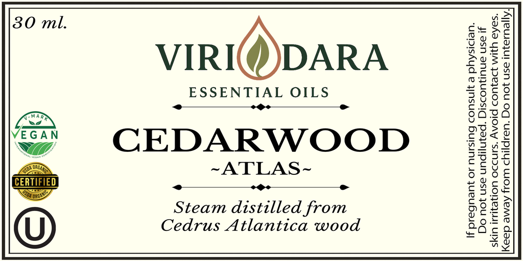 Organic Cedarwood Atlas Essential Oil