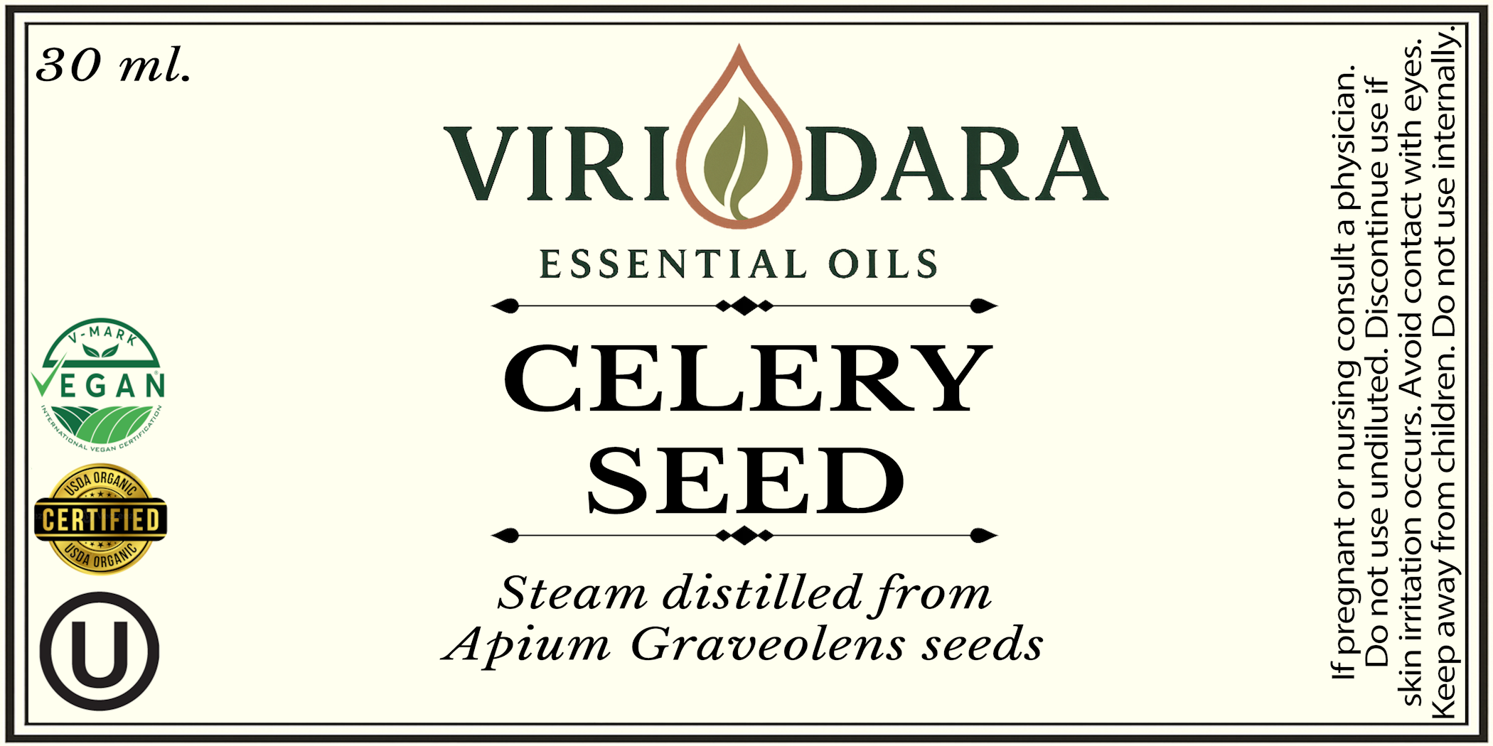Organic Celery Seed Essential Oil