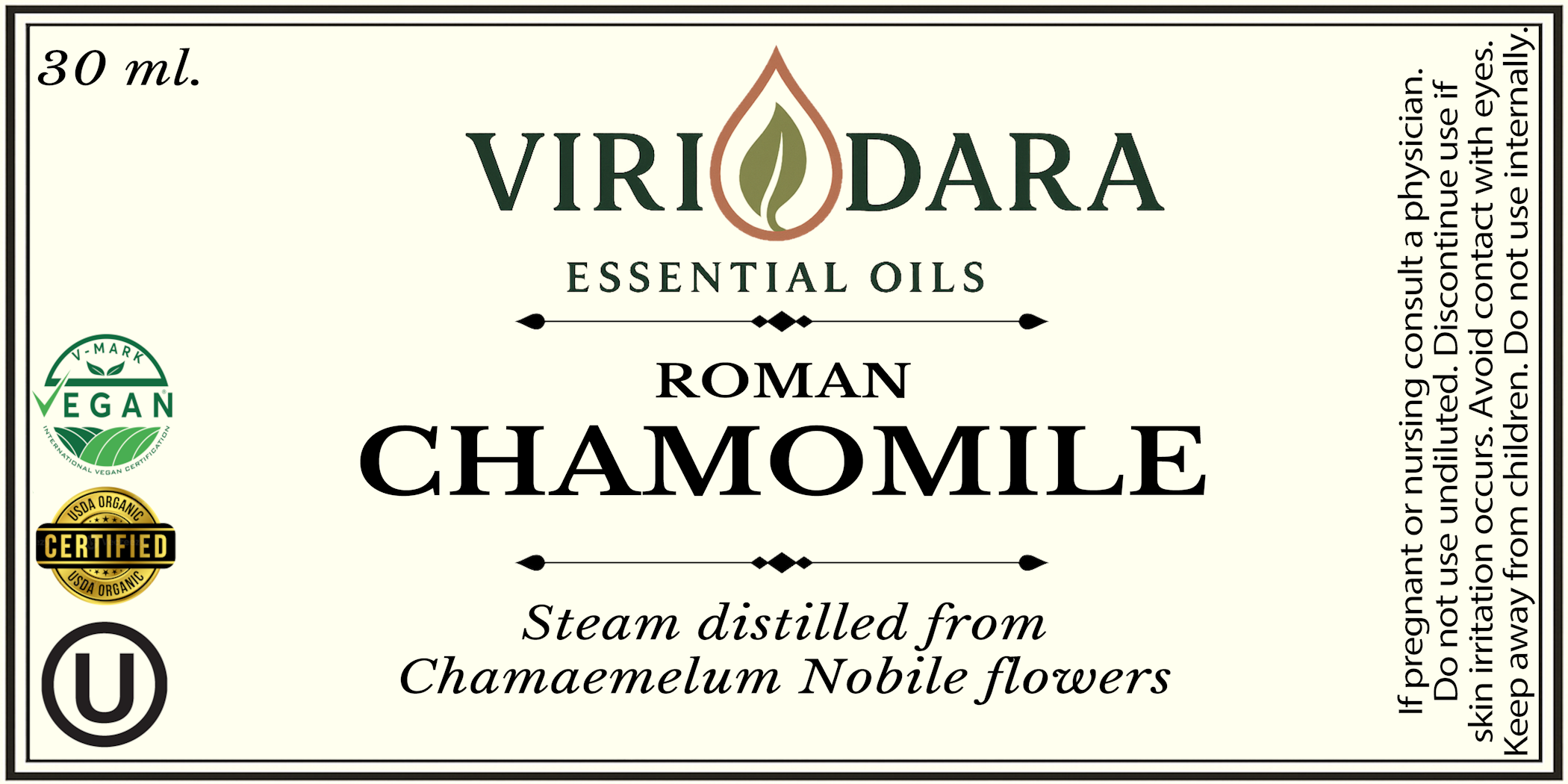 Organic Roman Chamomile Essential Oil