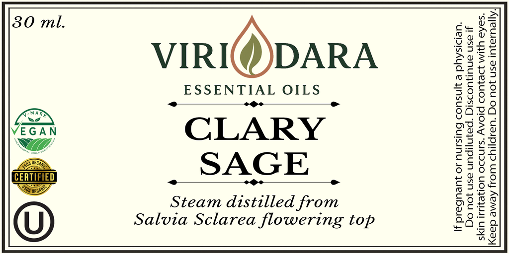 Organic Clary Sage Essential Oil