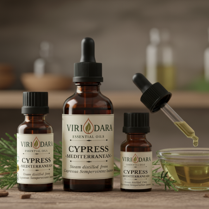 Organic Cypress Mediterranean Essential Oil