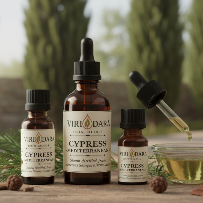 Organic Cypress Mediterranean Essential Oil