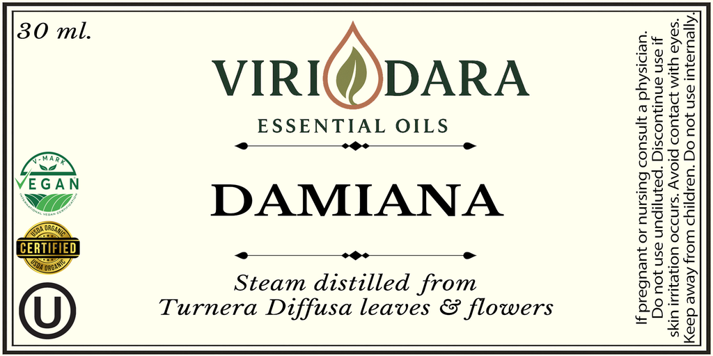Organic Damiana Essential Oil