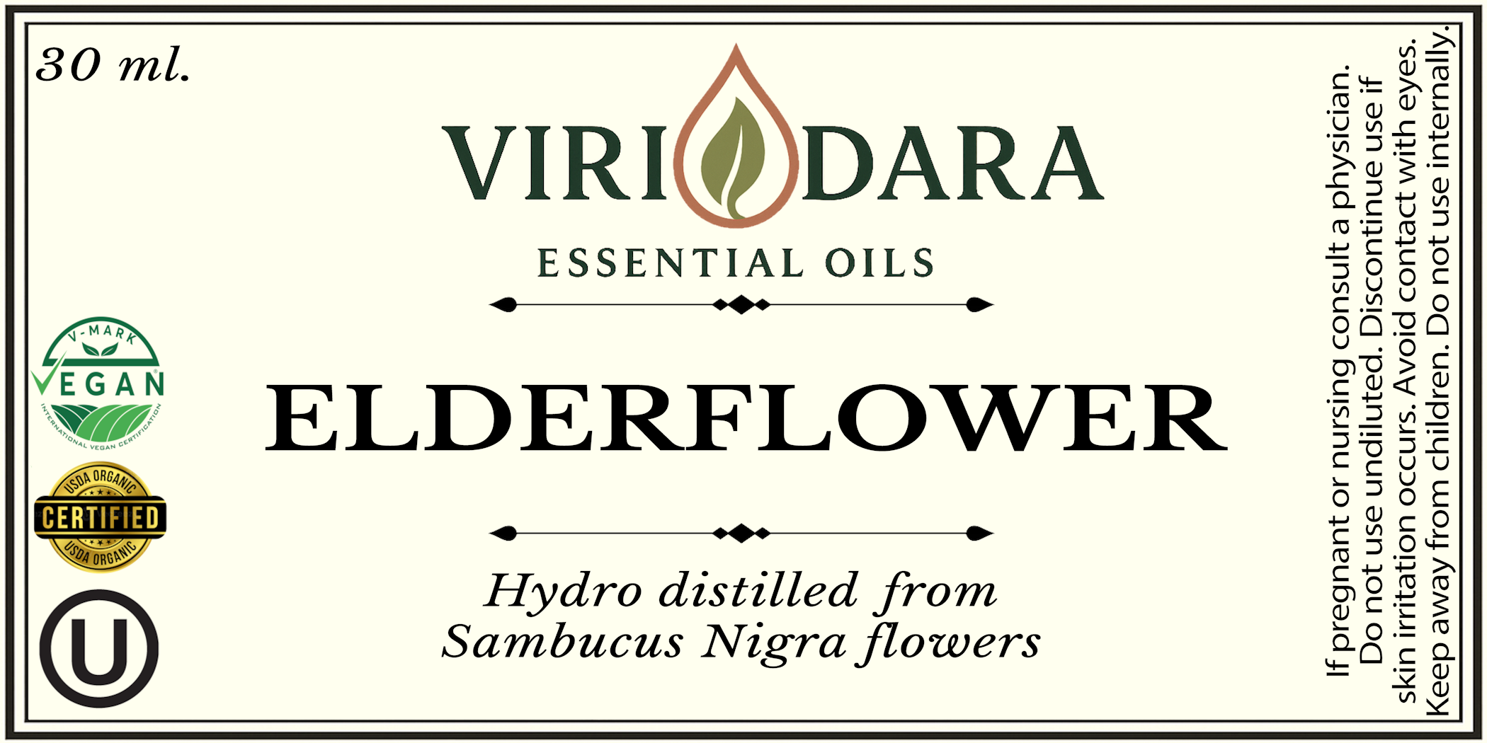 Organic Elderflower Essential Oil