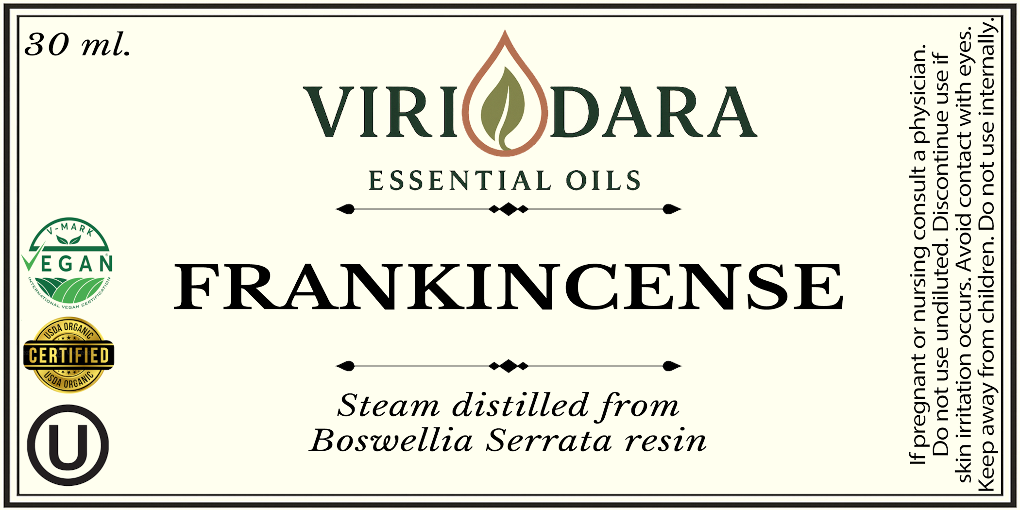 Organic Frankincense Essential Oil