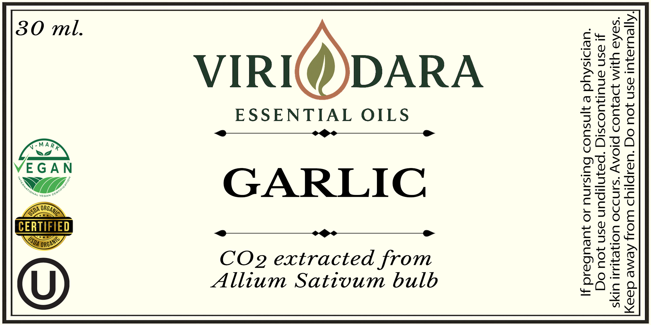 Organic Garlic Essential Oil