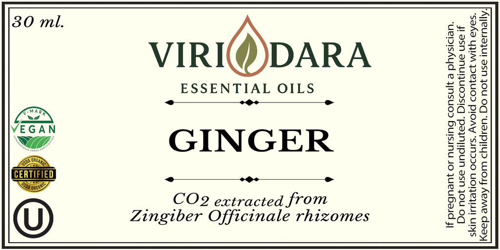 Organic Ginger Essential Oil