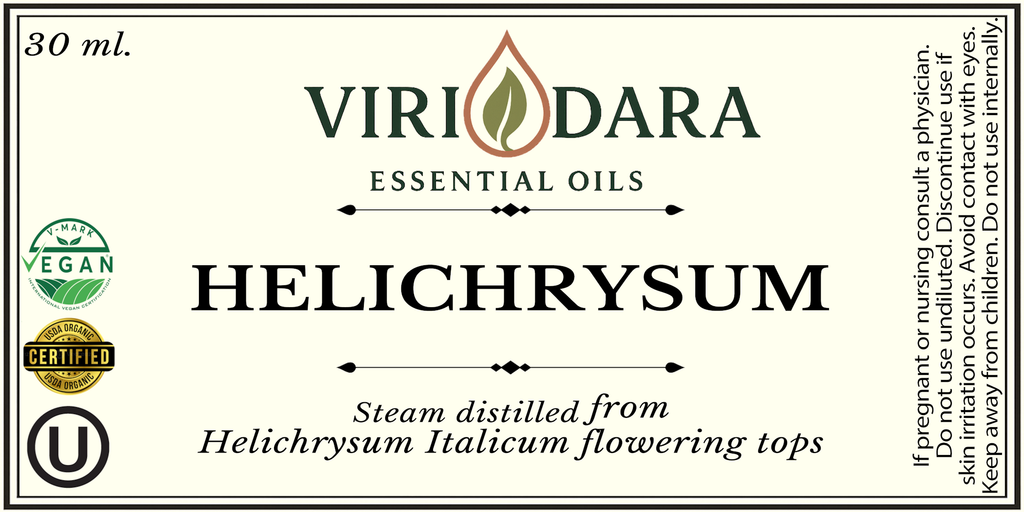 Organic Helichrysum Essential Oil