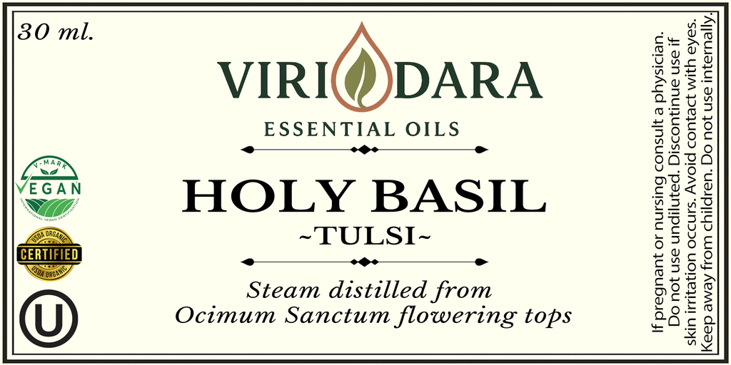 Organic Holy Basil Essential Oil