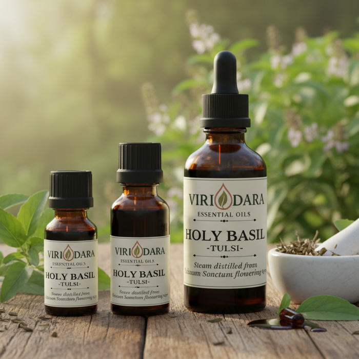 Organic Holy Basil Essential Oil