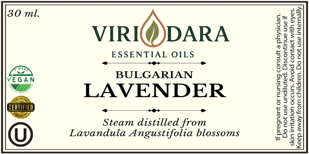Organic Bulgarian Lavender Essential Oil