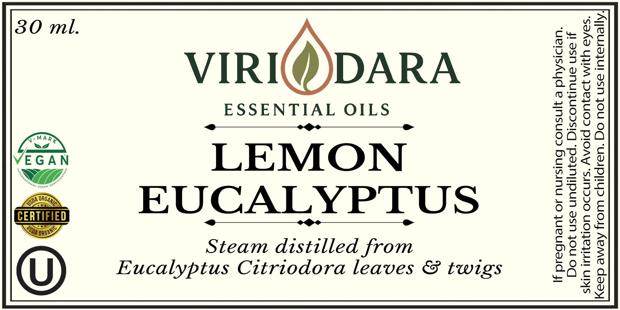 Organic Lemon Eucalyptus Essential Oil