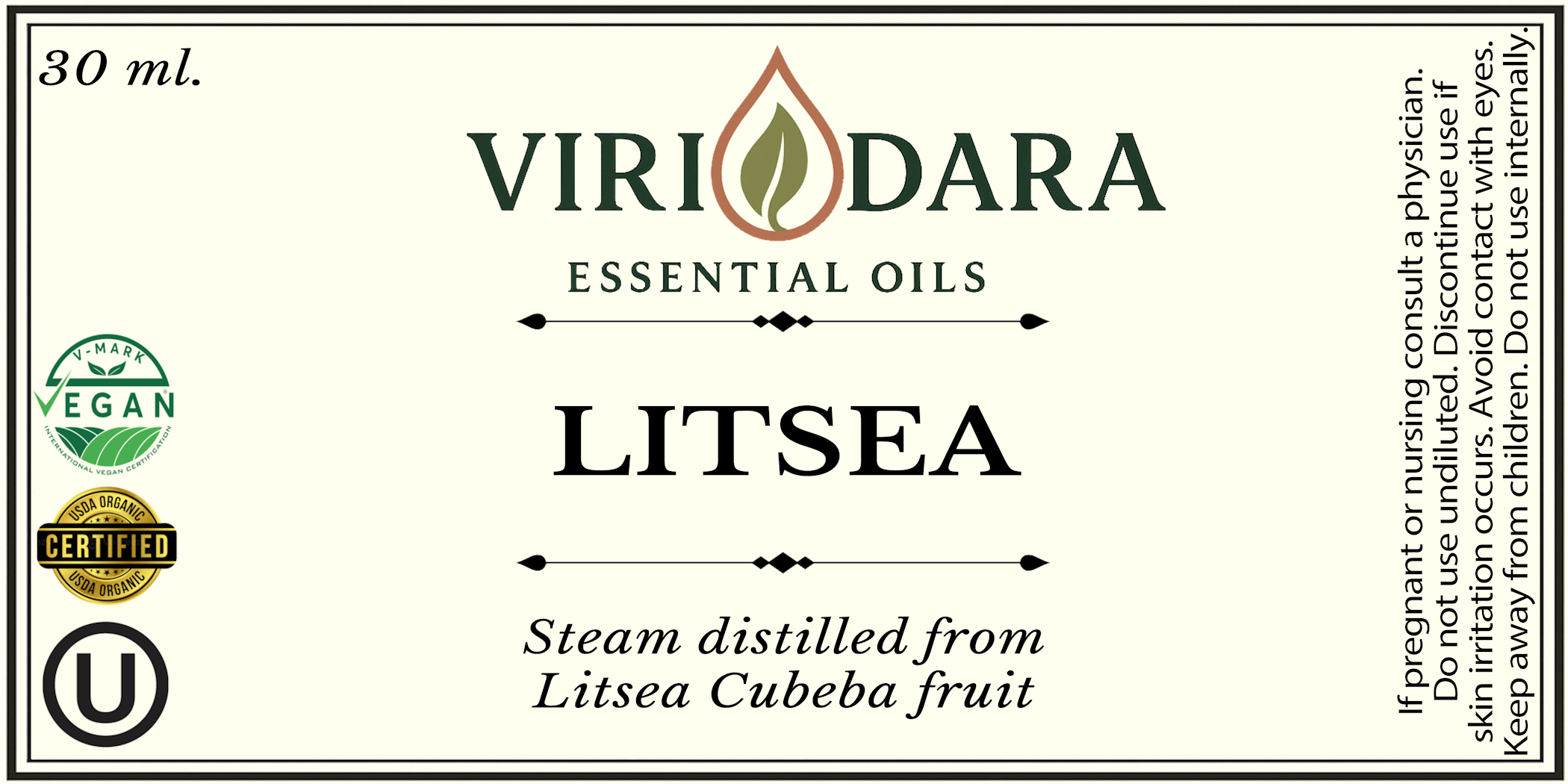Organic Litsea Essential Oil