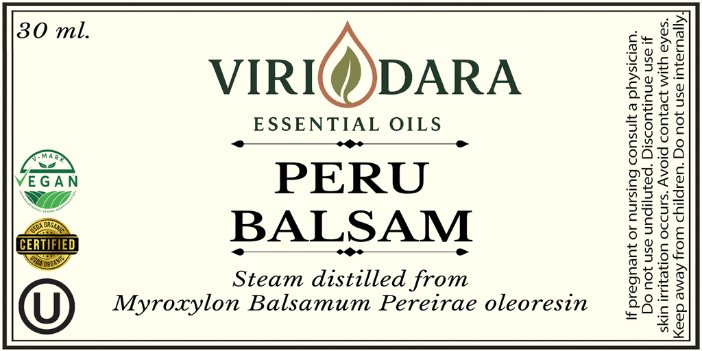 Organic Peru Balsam Essential Oil