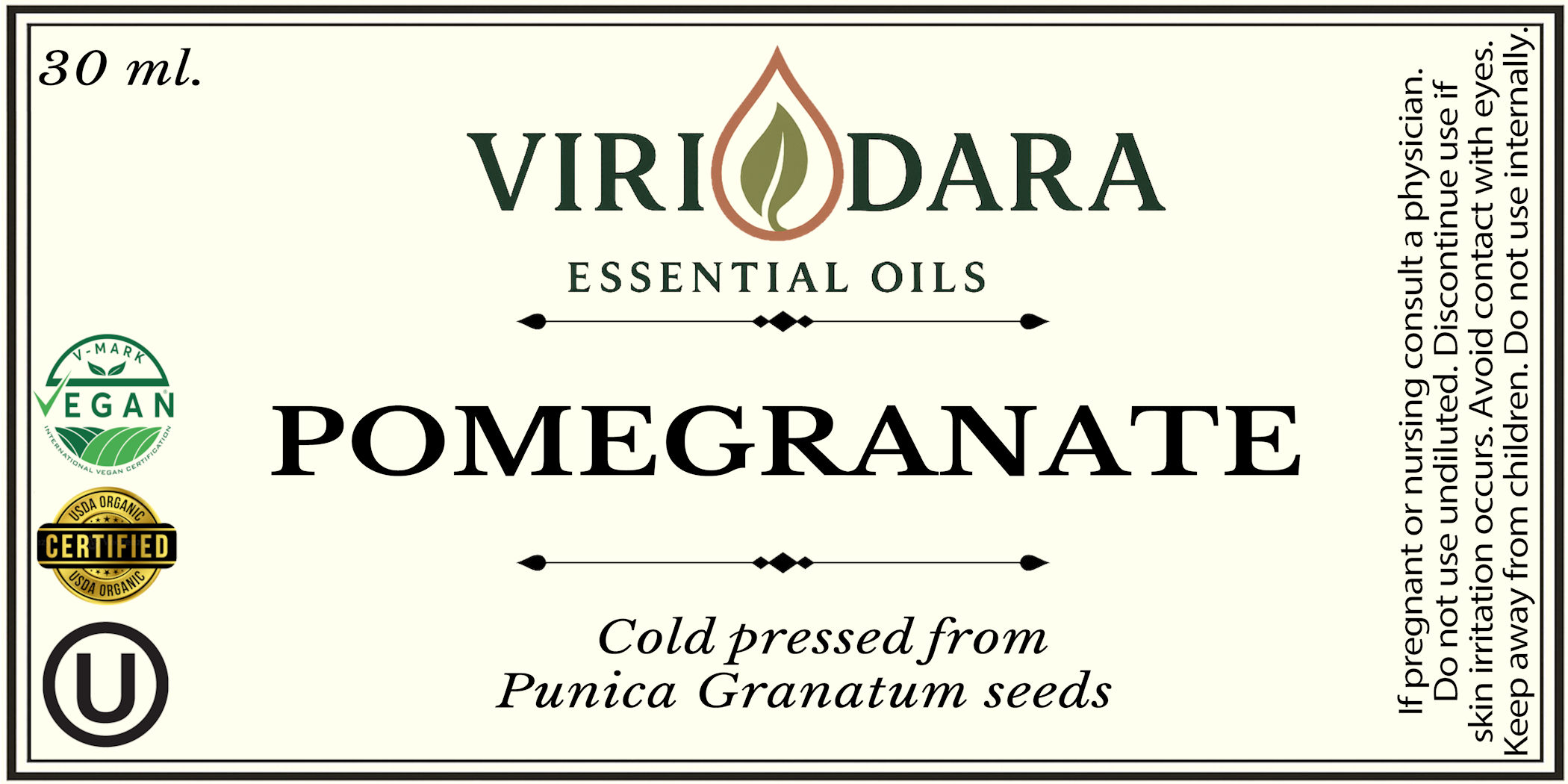 Organic Pomegranate Essential Oil