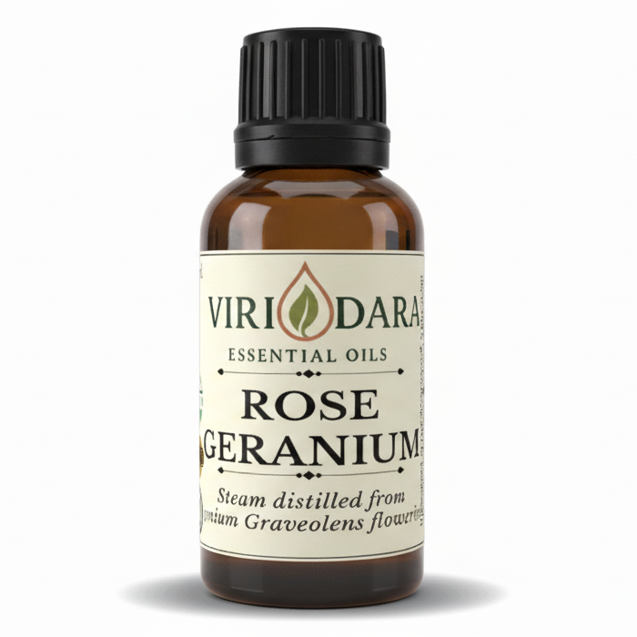 Organic Rose Geranium Essential Oil