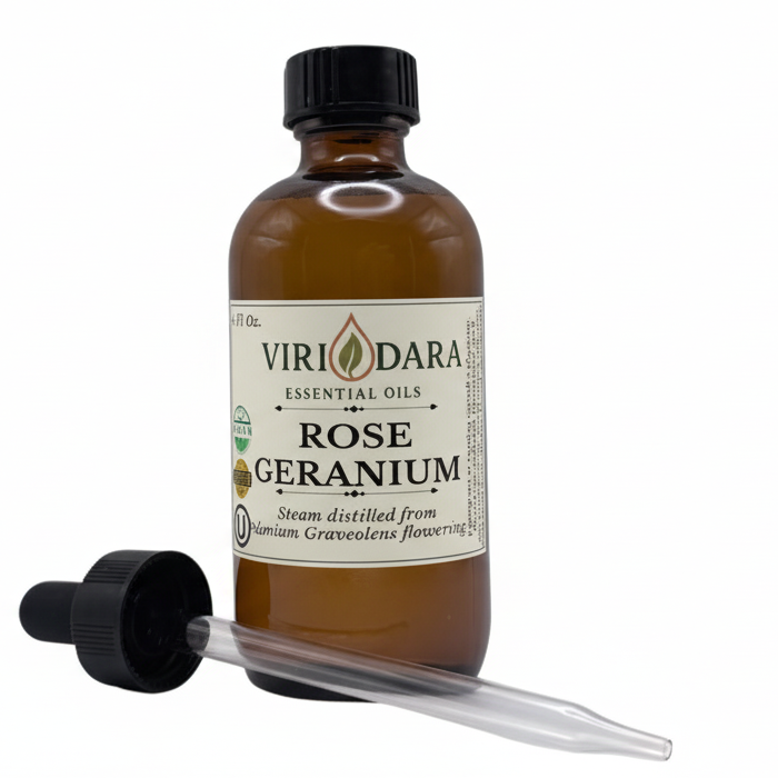 Organic Rose Geranium Essential Oil