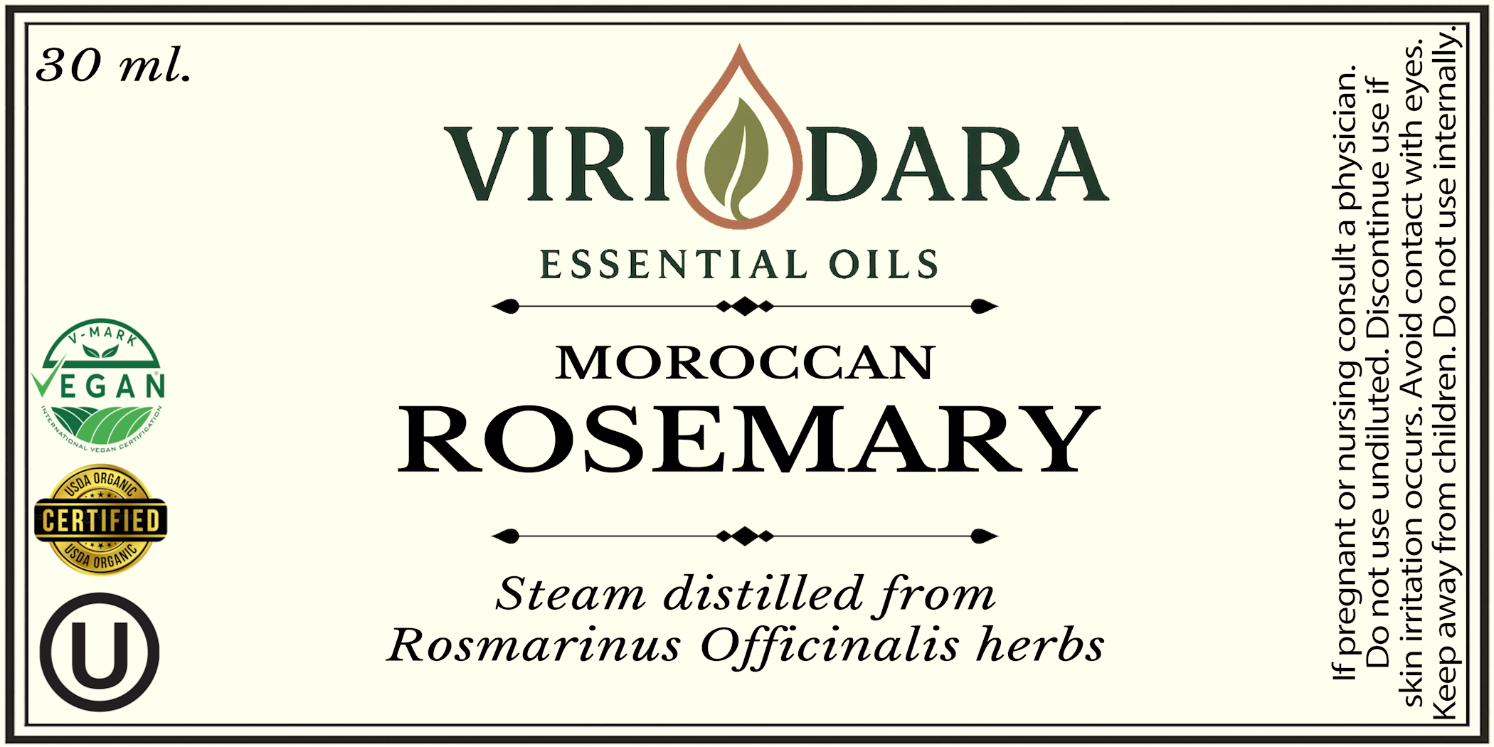 Organic Moroccan Rosemary Essential Oil