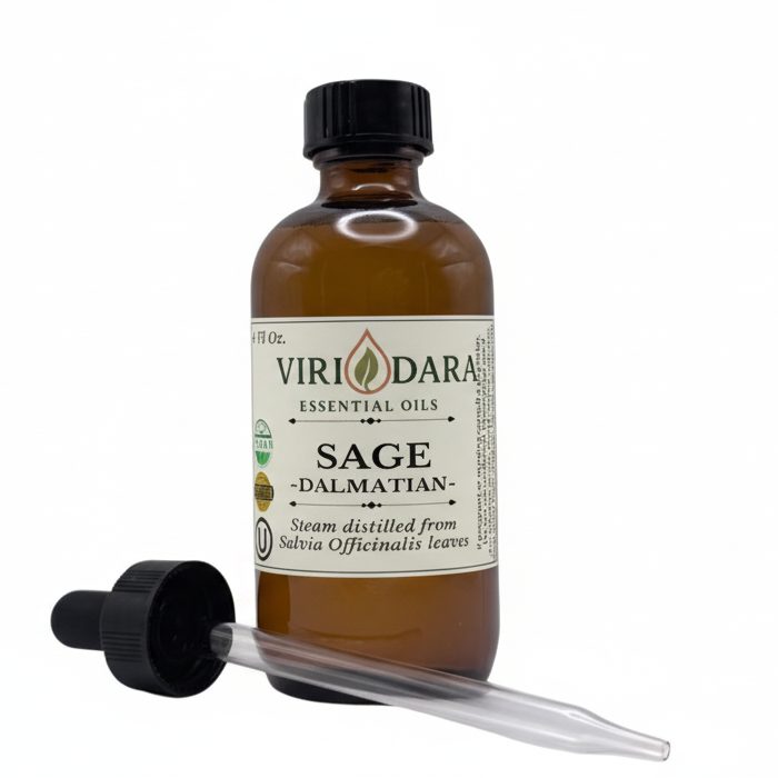 Organic Sage Dalmatian Essential Oil