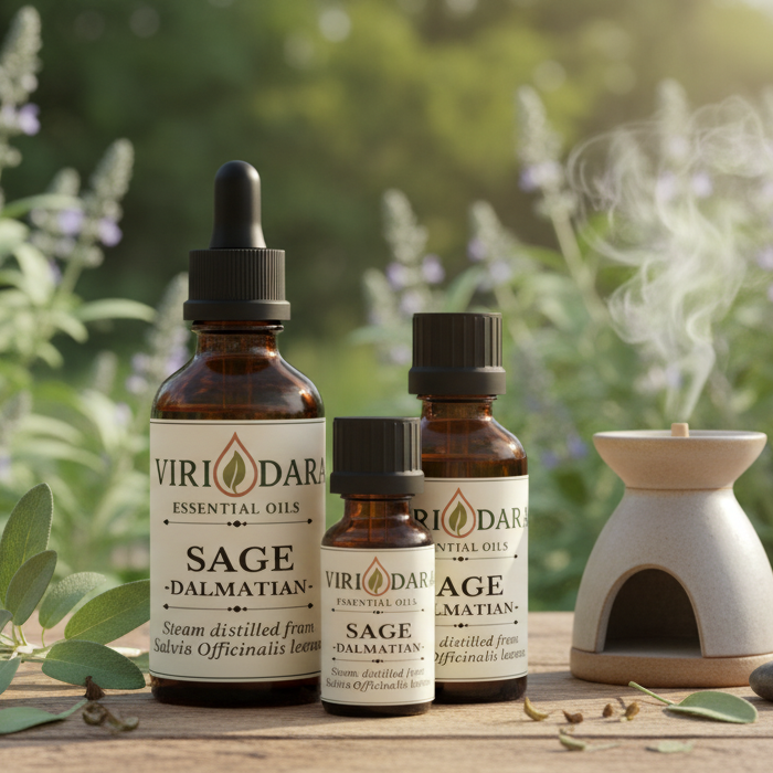 Organic Sage Dalmatian Essential Oil