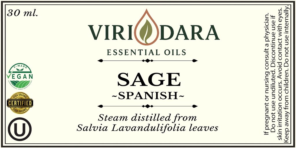 Organic Spanish Sage Essential Oil