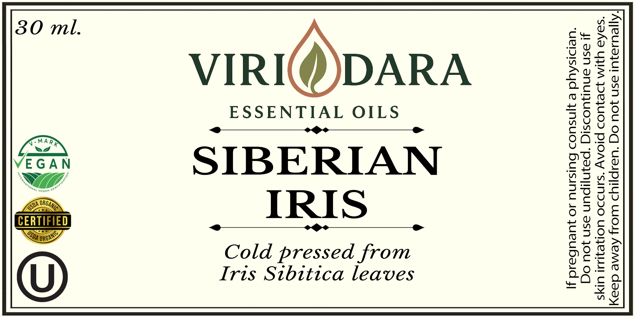 Organic Siberian Iris Essential Oil
