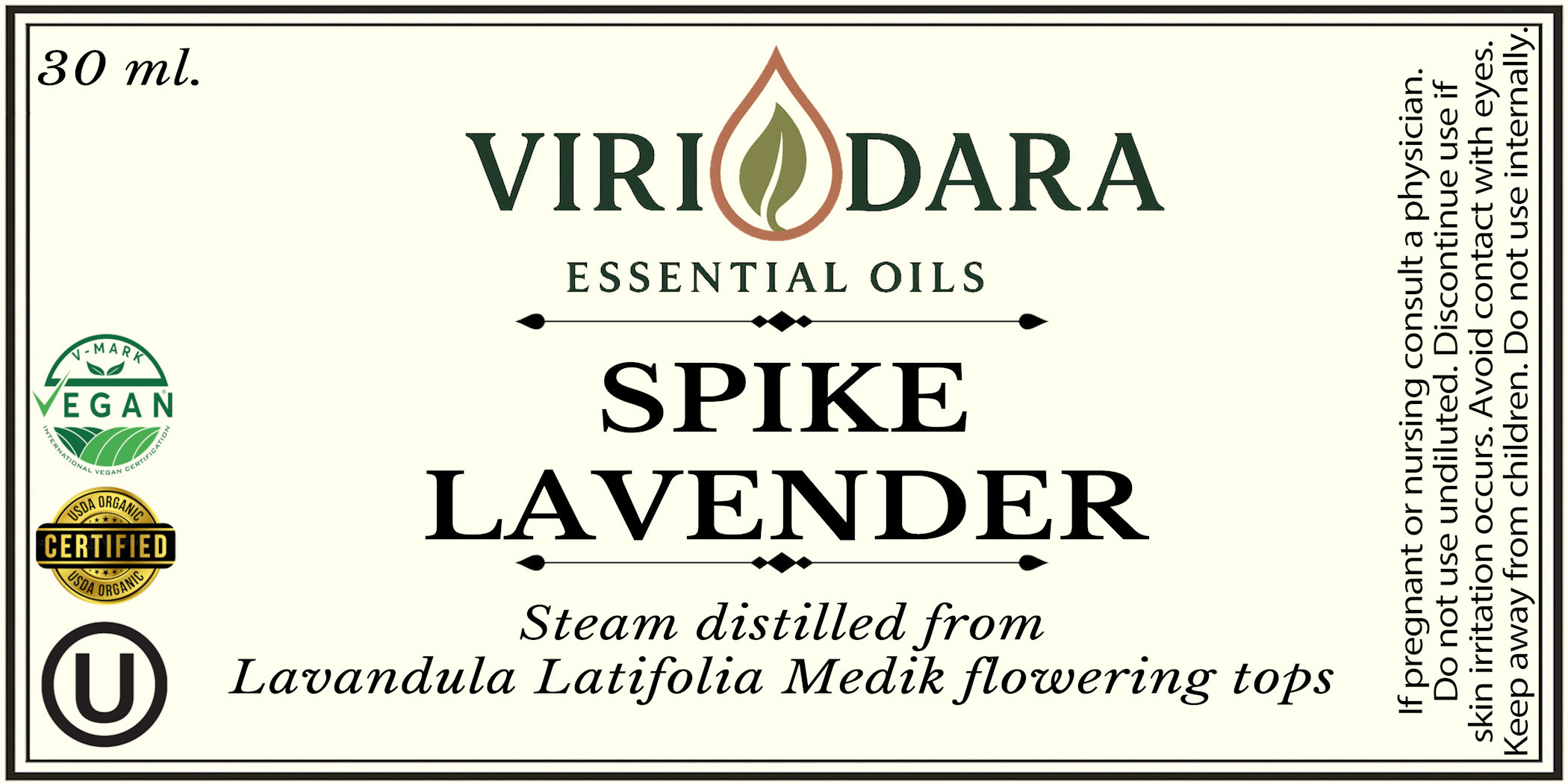 Organic Spike Lavender Essential Oil