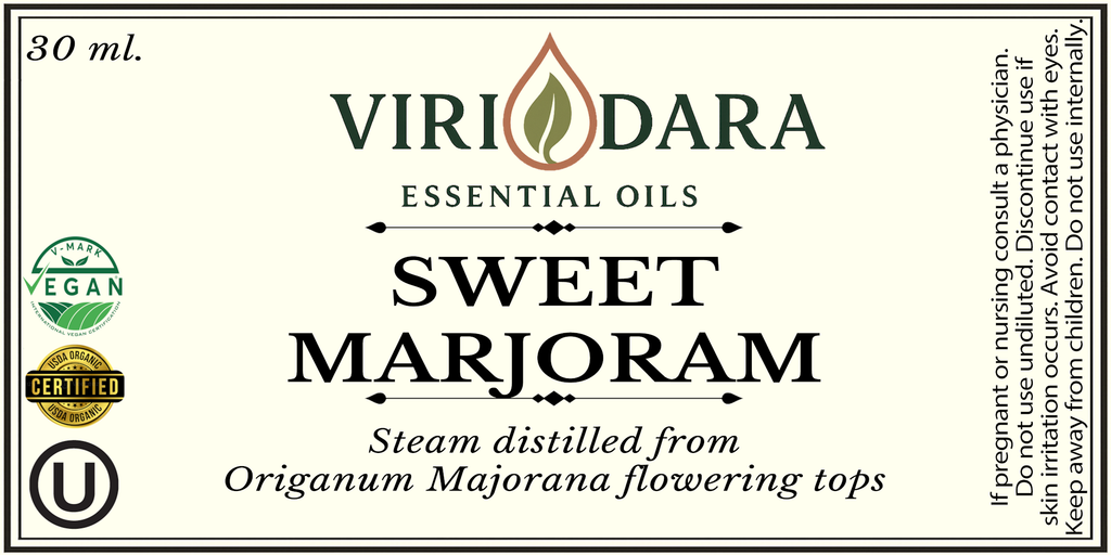 Organic Sweet Marjoram Essential Oil