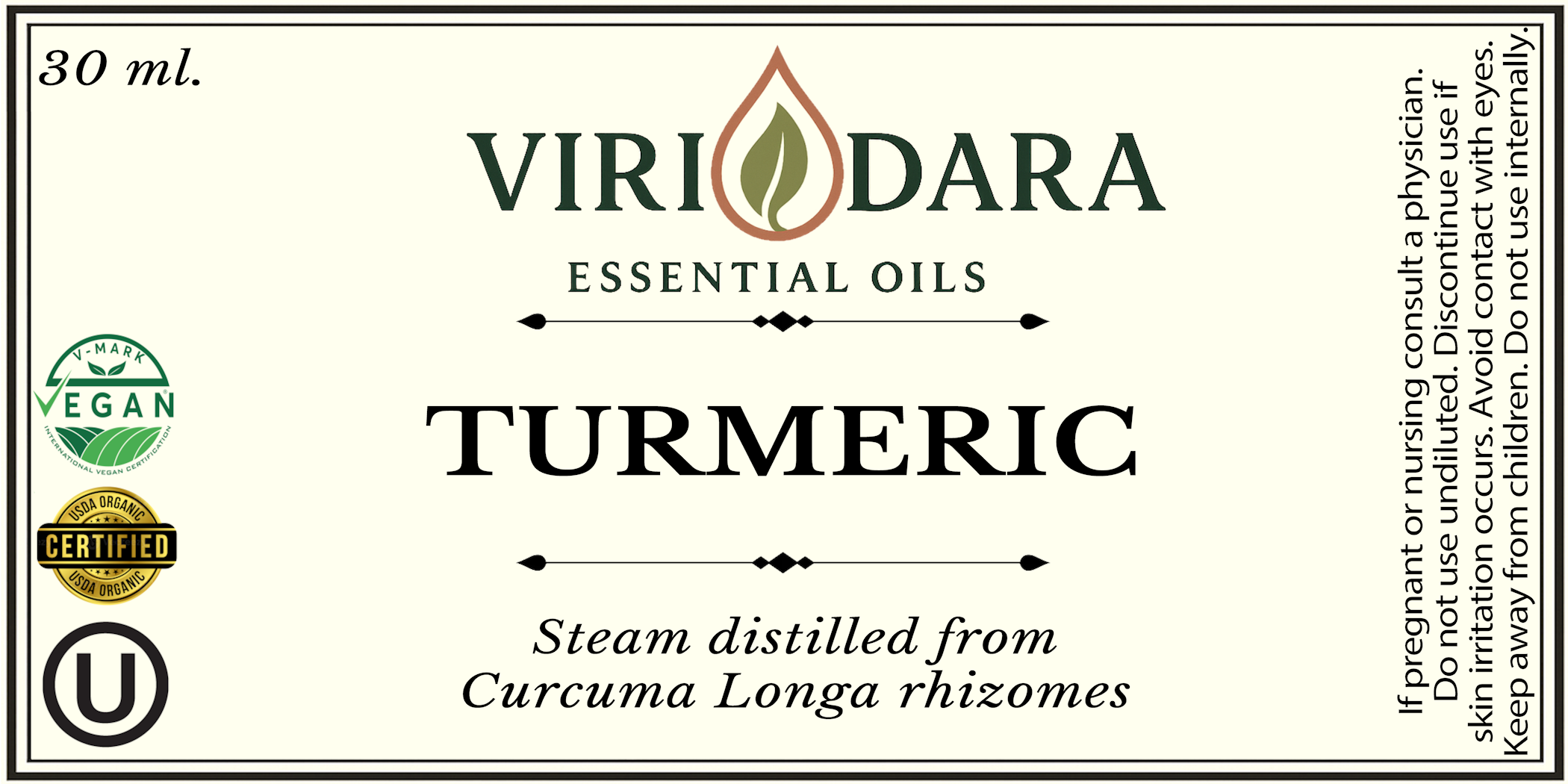 Organic Turmeric Essential Oil