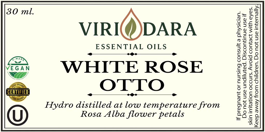 Organic White Rose Otto Essential Oil