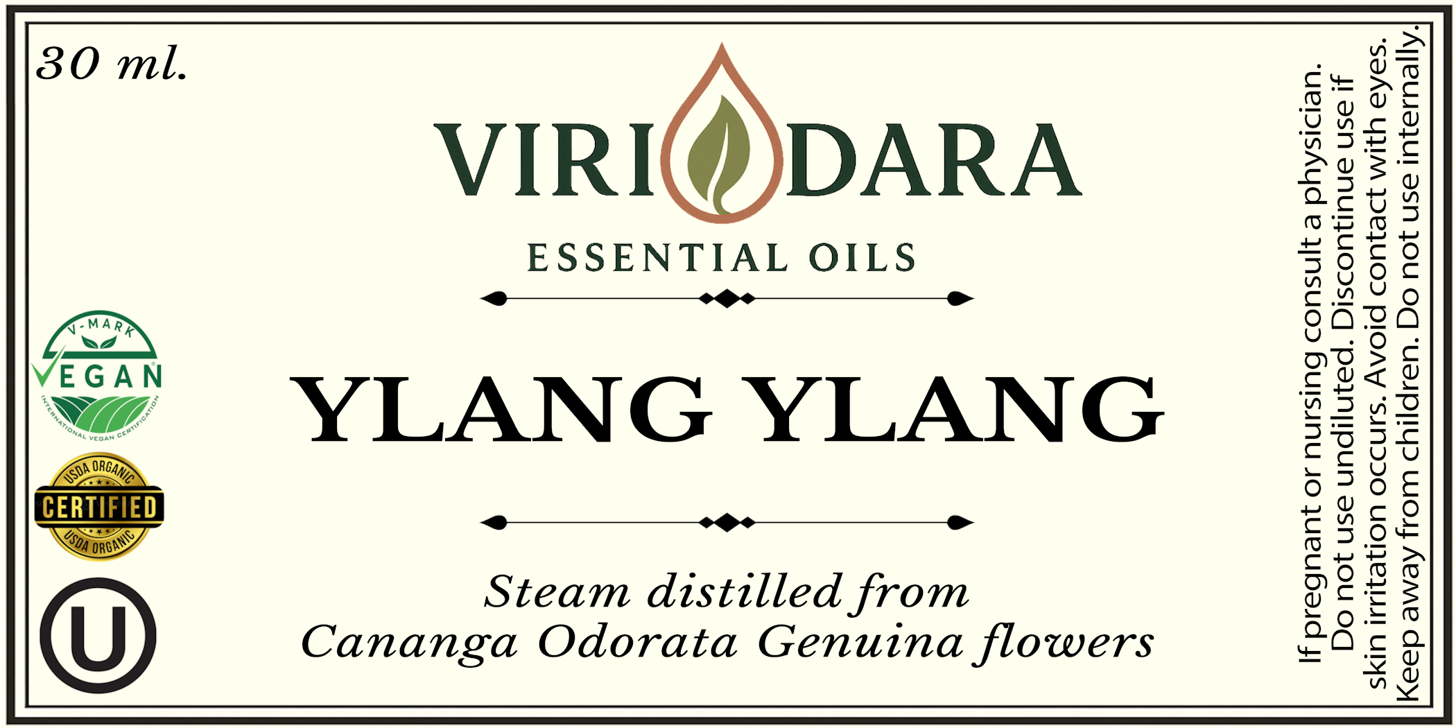 Organic Ylang Ylang Essential Oil